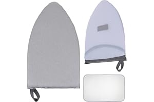 Apausvcm 2 Stück Bügelhandschuh,Garment Steamer Bügelhandschuhe,Dampf Handschuh mit Fingerschlaufe,Wasserdichter Anti Dampfhandschuh,Bügelkissen,Garment Schutzhandschuhe,für Kleidung Hemden Bügeln