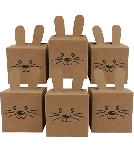 5/10 Pz/lotto Coniglietto di Pasqua Coniglio Borse Orecchie Borsa di Velluto Confezione Regalo Scatola di Zucchero Scatola di Caramelle di Nozze Creativo Carino San Valentino Decorazione di Pasqua  15
