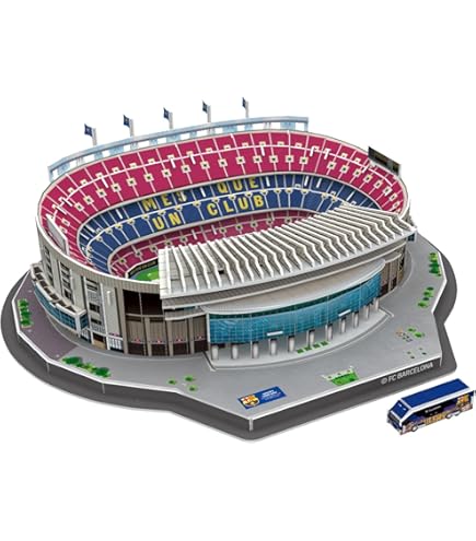 Puzzle 3D Allianz Munich - Stade De Football Mondial - Terrain De Jeu De Football Euro - Jeux - Jouets