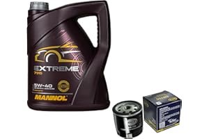 DIEDERICHS Filter Set Inspektionspaket 5 Liter MANNOL Motoröl Extreme 5W-40 API SN/CF SCT Germany Ölfilter