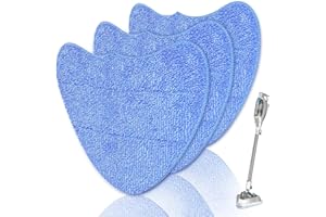 Jikefa 3PCS Microfiber Steam Mop Pads Replacement, Compatible with Vax Steam Mop Pads S85-CM, S86-SF-P, S86-SF-T, S86-SF-C,S86-SF-CC, S2ST, S2S, VRS29M, VRS26