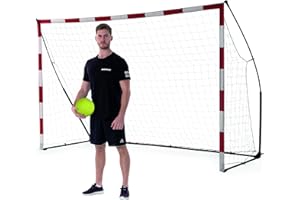 ‎QUICK PLAY QUICKPLAY Tragbares Handballtore - Ultra Tragbar Innerhalb & Draußen Handball Ziel Eigenschaften Gewichtete Basis | Befürwortet von der Europäisch Handballverband