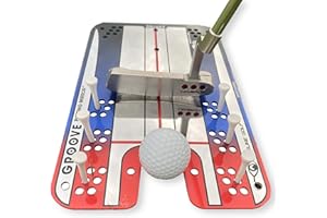 EyeLine Golf Groove Putting Mirror -Training Aid Align eyes, body, putter face. Indoor/Outdoor. 8 putting drills - alignment starting line impact stroke path head motion. Seen on PGA Tour. Made in USA