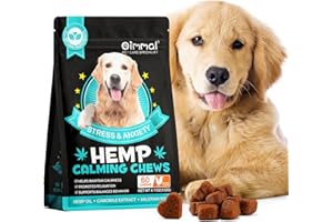 VALLEYLUX Calming Treats for Dogs (Chicken 60PCS), Calming Dog Treats, 100% Natural Hemp Calming Chews for Dogs Reduce Anxiety Relief, Separation, Barking, Hyperactivity, Fireworks - for All Breeds & Size