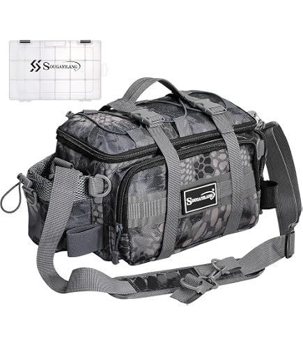 Berkley Ranger Luggage - Fishing Bags with Tackle Boxes and Spacers - Non Corrosive Zipslides, Small