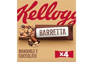 Kellogg's Barretta Mandorle e Cioccolato, 128g