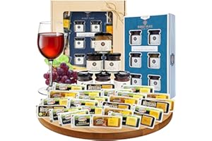 TOPLINE Cheeseboard Selection of 5 Different Cheese Varieties & 6 Chutneys. 25 Ilchester Cheese Individually Wrapped Portions. Hamper Gifts for Couples, Christmas Gifts for Women, Birthday Gifts Mens Gifts
