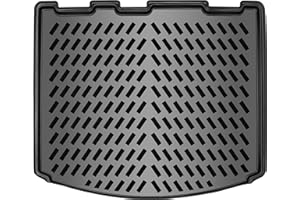 ELMASLINE Alfombrilla para maletero de diseño 3D para Ford Kuga II 2012 – 2019 | antideslizante con borde alto
