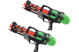 Unibos Super Soaker Water Gun for Kids | Long Range Squirt Gun | Water Blaster Toy | Fun for Kids and Adults | Water Guns Pack Of 2