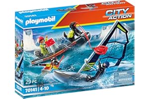 PLAYMOBIL City Action 70141, Gommone della Guardia Costiera, dai 4 Anni
