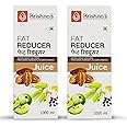 KRISHNA'S HERBAL & AYURVEDA Fat Reducer Juice - 1000 Ml (Pack Of 2), 12 Powerful Herbs For Weight Management, Amla, Harad, Daru Haridra, Sunn Hemp, Aids Metabolism And Digestion