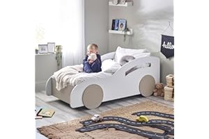 Julian Bowen Atlantis Toddler Car Bed - White
