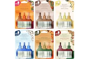 RUUM Nachfüllflakons 6er Mix Pack je 20 ml - Kompatibel mit Febreze & Ambi Pur 3Volution Duftstecker, Hochwertiger Lufterfrischer Raumduft Nachfüller für Duftvielfalt