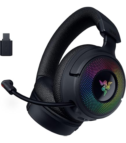 Razer Kraken V4 X Wired Gaming Headset: 40 mm Drivers - Cardioid