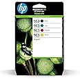 HP 963 Nero, Ciano, Giallo e Magenta, 6ZC70AE, confezione da 4 cartucce originali HP, compatibili con stampanti HP OfficeJet 