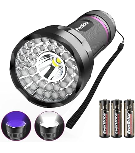 LE LED Zaklamp, LE1000 Krachtige Draagbare Zaklamp, Super Helder, Zakformaat, Lichtgewicht, Geschikt voor Kamperen, Fietsen, Hardlopen, Hondenwandelen en Meer Outdoor Gebruik, 12 AAA Batterijen