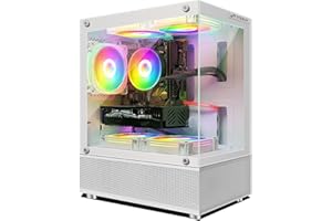 STGsivir-PC Gaming 10th Gen G5905 3.5GHz-Radeon RX 580 16GB-16GB DDR4-1T SSD-WiFi-BT 5.0-5 Ventiladores-Windows 11 H64-Ordenador de Sobremesa Gaming