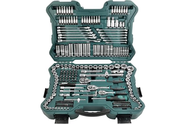 Mannesmann M98430 (6/7) Juego de llaves Vaso, Verde Mannesmann,6 cm