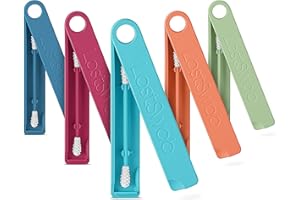 LastSwab Coton Tige Réutilisable pour les Oreilles de LastObject - Coton Tige Ecologique Q-tip - Conçu au Danemark - Cure Oreille - Zero Dechet (Turquoise)