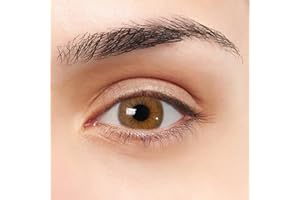 LENTES DE CONTACTO VIP Granada VIP Lentillas de Color Marrón diseño super natural con aro de definición 2 Lentes de contacto anuales + portalentes + pinza + aplicador