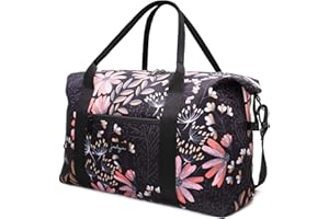 Jadyn Lola - Bolsa de Viaje para Fin de Semana, Bolsa de Viaje, Bolsa de Gimnasio, para Hombre y Mujer