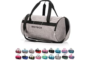 ‎METEOR Torba Sportowa Damska i Męska Meska Na Ramię Podróżna Lekka Mała Torba Weekendowa oraz Turystyczna Treningowa Idealna na Basen i Trening Fitness 25 L Na Siłownię Na Bagaż Z Paskiem