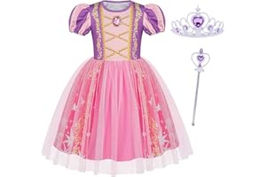 Berich Princess Dress up for Girls Fancy Dress Princess Costume Halloween Christmas Gifts Kids Birthday Party Dressing up