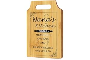AOTTOM Nana Gifts, Nana Birthday Gifts - Unique Handmade Kitchen Cutting Board, Bamboo Kitchen Nana Gifts from Grandchildren, Creative Presents for Mother's Day Christmas