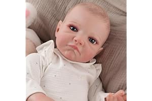 JUYOUYI Lifelike Reborn Baby Dolls, 18 Inch Realistic Baby Doll with Full Vinyl Body, Real Life for Children from 3 Years