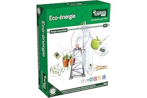 EXPLORA SCIENCES EXPLORA - Expérience Eco Energie Renouvelable - Expérience Scientifique - 544067 - Notice d'Assemblage et Quiz Éducatif - Kit de Découverte - Batterie Naturelle - Jeu Enfant - À Partir de 10 Ans