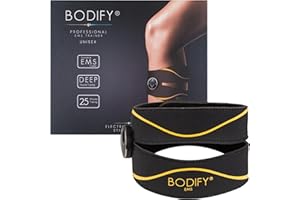 ¡Bodify® EMS Entrenador de Piernas Pro - Estimulación focalizada de los músculos de Las piernas! Dispositivo de estimulación Muscular para los Muslos - El Original