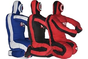 FITIZ MMA Dummy Judo Grappling Dummy Punch Bag (sin relleno) Brasileño BJJ JIU Jitsu Posición Sentada Maniquí Lucha Libre Artes Marciales Boxeo Karate Entrenamiento Maniquí