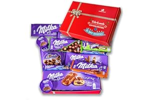 IMPERIAL COAST Caja regalo de chocolates Milka I Regalo original para San Valentin cumpleaños niños y pareja – Cartón resistente – Amantes de Milka – Regalos para mujer, Regalos para Él.