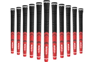 Mile High Life Golfgriffe, 13 Stück/3 Stück, Allwetter-Golfschlägergriffe aus weichem Gummi, hohe Stoßdämpfung, verbesserte Traktion, Standard, mittlere und Jumbo-Größe (Kern 1,5 cm - 1,5 cm)