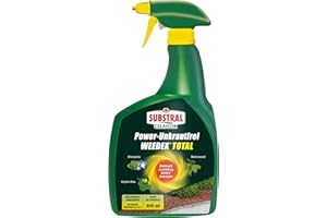 Substral Celaflor Power Unkrautfrei Weedex Total, Unkrautvernichter gegen Unkräuter, Gräser und Moos, 800ml Sprühflasche