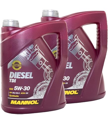 7909 Datenblatt 5L Motor Öl 5W 30 Mannol Diesel TDI ACEA C2 C3 Motorenöl API Sae 5 W 30