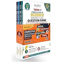 Educart TERM 1 MCQ Question Bank Bundle - Maths, Science, English & SST Books For Class 10 CBSE 2022 (100s of New…