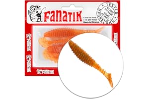 FANATIK Gomma Esche Classic 1.7" 2.9" 4" 4-10cm con Aroma Pesca Fanatic Jig Soft Bait Lure Fishing Soft Baits Lures Softbait