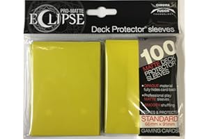 ULTRAPRO Ultra Pro UPR85608 Eclipse Standard Pro - Maniche opache, colore: Giallo limone
