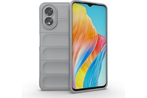 YKNIUFLY Fundas para OPPO A38 Funda, TPU Suave, a Prueba de Caídas y a Prueba de Golpes, Carcasa Funda para OPPO A38 Case.(Humo Gris)