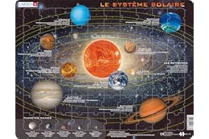 Larsen SS1 Système Solaire, Âges 7-12, Puzzle éducatif Science, Apprendre planètes et orbites