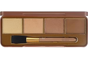 Markwins Essentials Define - Palette Bronzer E Illuminante con Pennello Viso - Palette con Kit Trucchi Professionale Da Portare Sempre In Borsa - Set Trucco Da Regalo Per Ragazze - 160 g