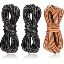 DAHI 54 Cuerdas De Ante 3 Mm | 26 Colores | Para Pulseras, Collares Y Manualidades | 54 Metros
