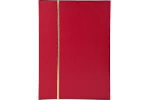 EXACOMPTA Album de timbres 32 pages simili cuir - 22,5x30,5cm