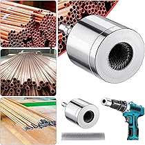 2X Copper Pipe Cleaner Set For Power Drill, Tube Cleaning Brush, Cleans