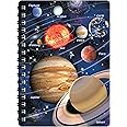 3D LiveLife Jotter - Our Solar System from Deluxebase. Lenticular 3D Space A6 Spiral Notebook with Plain Recycled Paper Pages. Artwork Licensed from Renowned Artist David Penfound