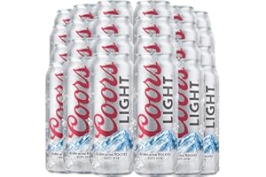 ‎AMERICANFOOD4U COORS LIGHT® - Dosenbier 24 x 355ml amerikanisches Bier, American Beer | Das NO.1 aus den USA als Original Importware, auch als perfektes Bier Geschenk für Männer