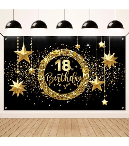 Big Party Striscione Rosa Gold Buon Compleanno | Decorazione per Festa Compleanno | GARLANDA in Carta, 300 x 15 cm