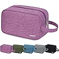 Narwey Travel Toiletry Wash Bag for Women Traveling Dopp Kit Makeup Bag Organizer for Toiletries Accessories Cosmetics (Purple)