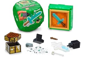 MGA'S MINIVERSE MGA’s Miniverse Make It Mini Minecraft – Minecraft Mini Collectables, Mystery Blind Packaging, DIY Resin Play, 12 Collectables, NOT Edible - For Collectors, Ages 8+ Years